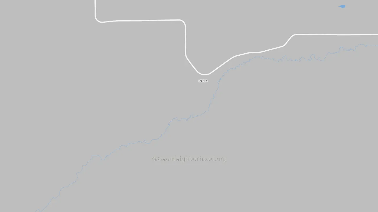 Transit Grade map of Utica, MT