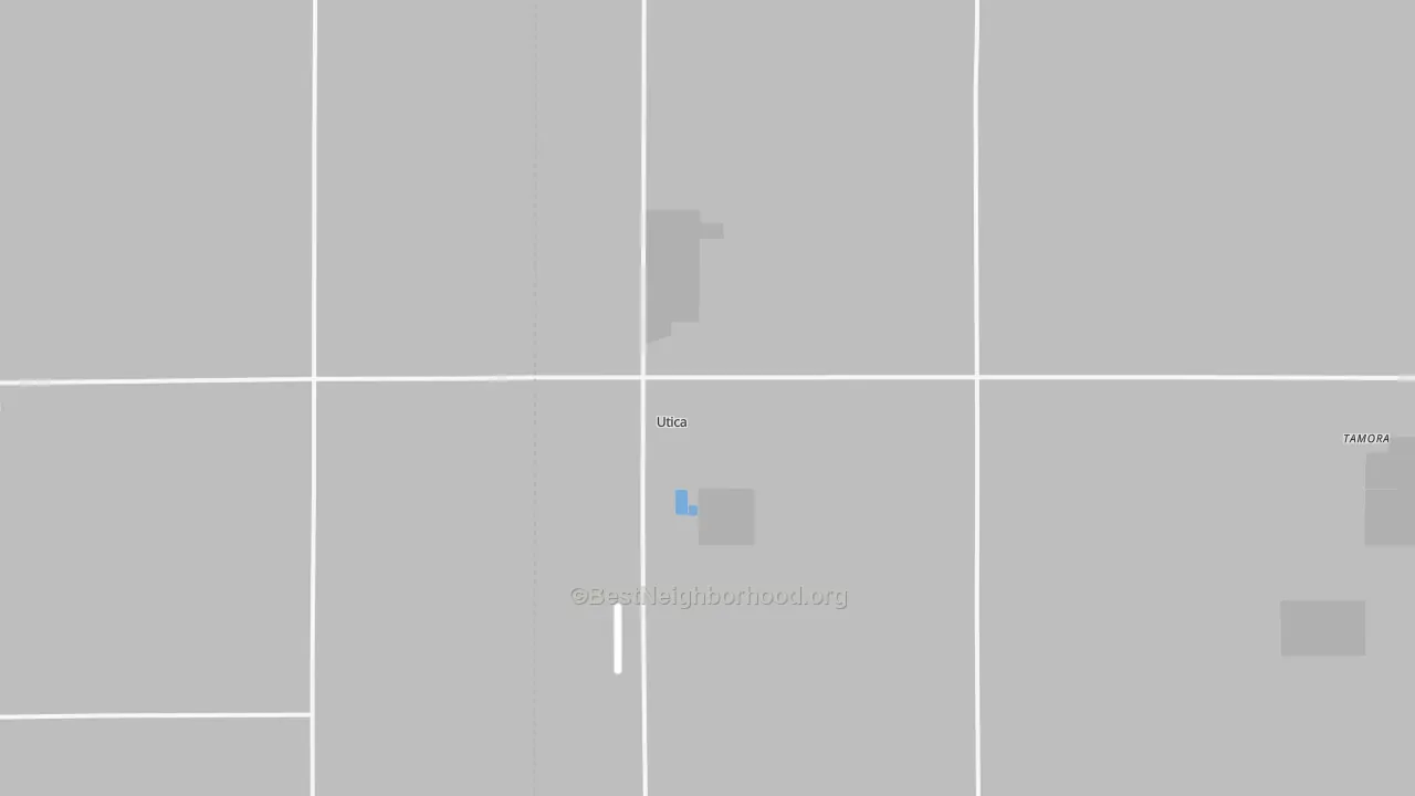 Transit Grade map of Utica, NE