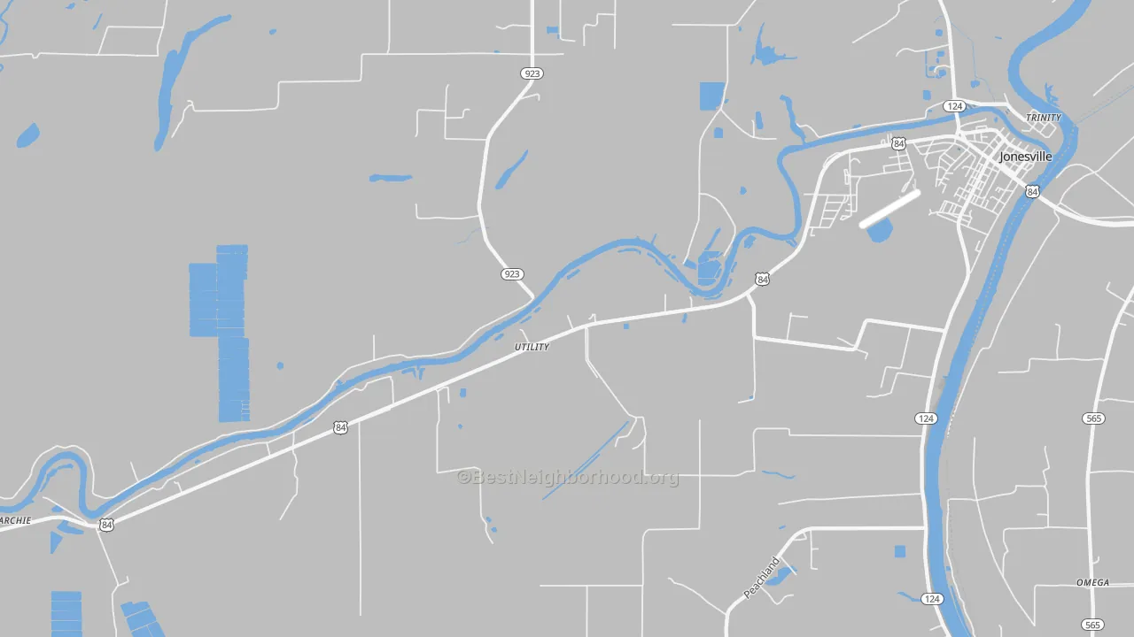 Transit Grade map of Utility, LA