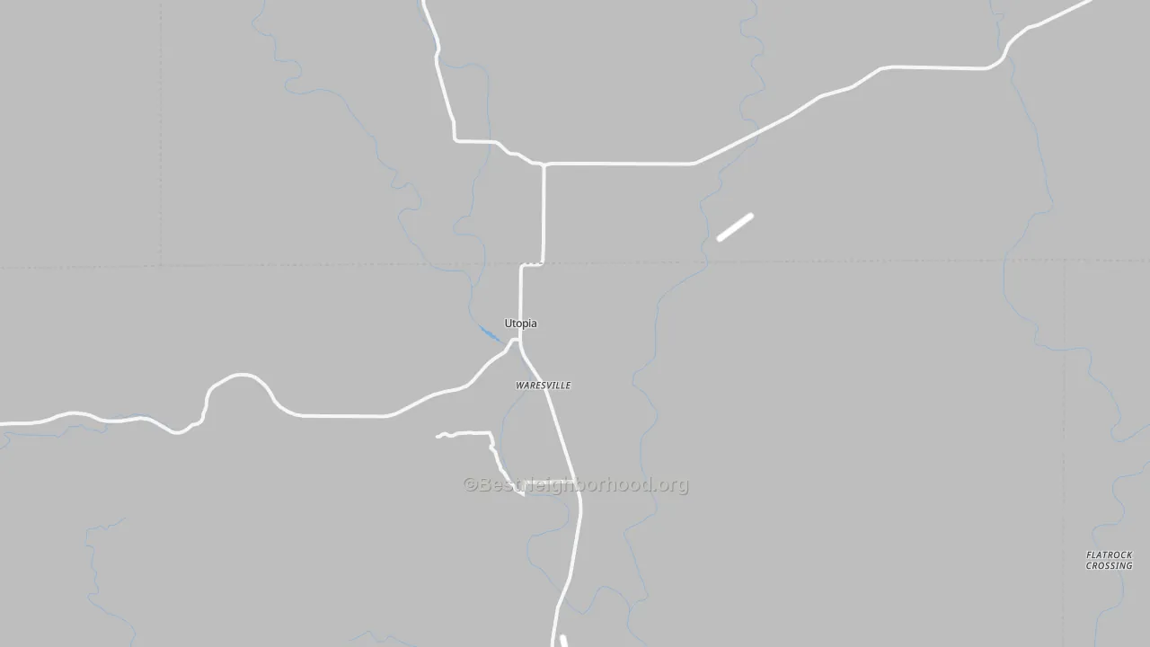 Transit Grade map of Utopia, TX