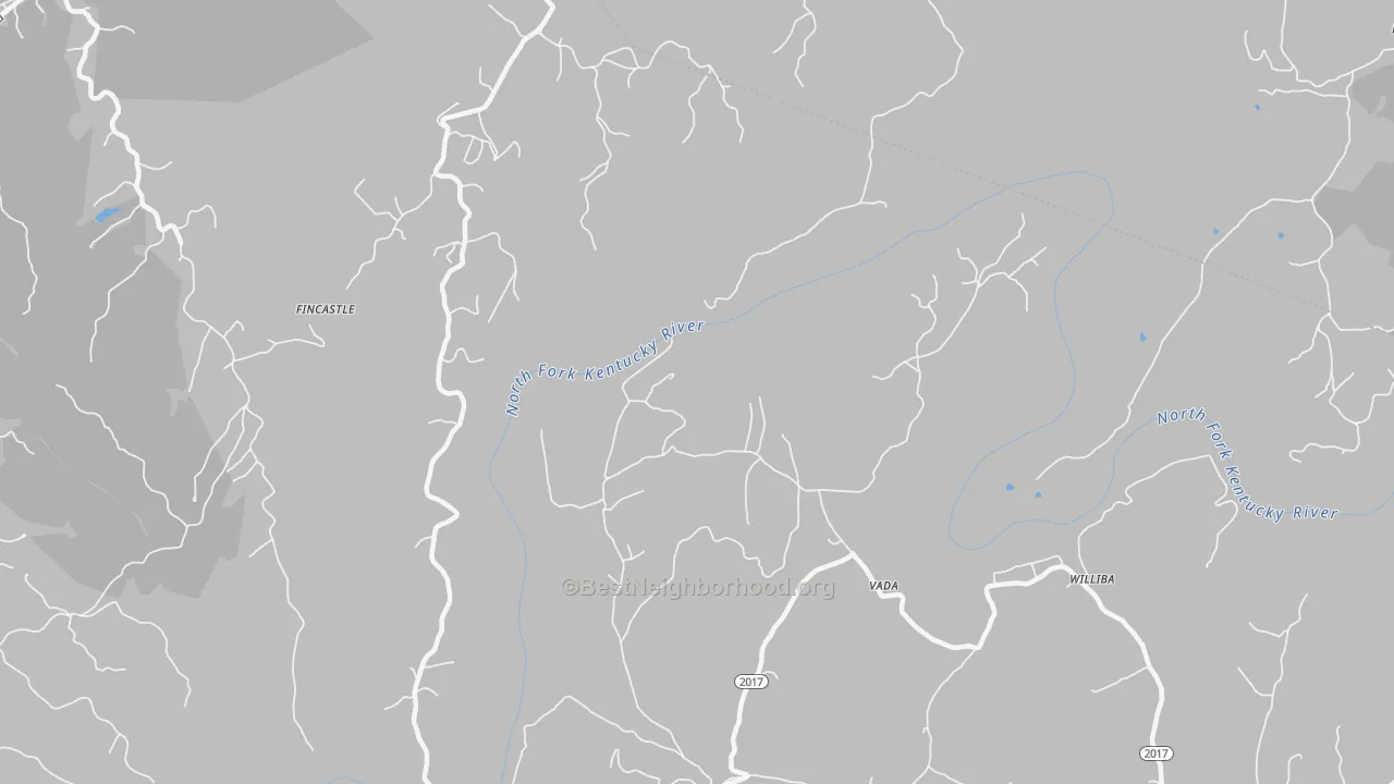 Transit Grade map of Vada, KY