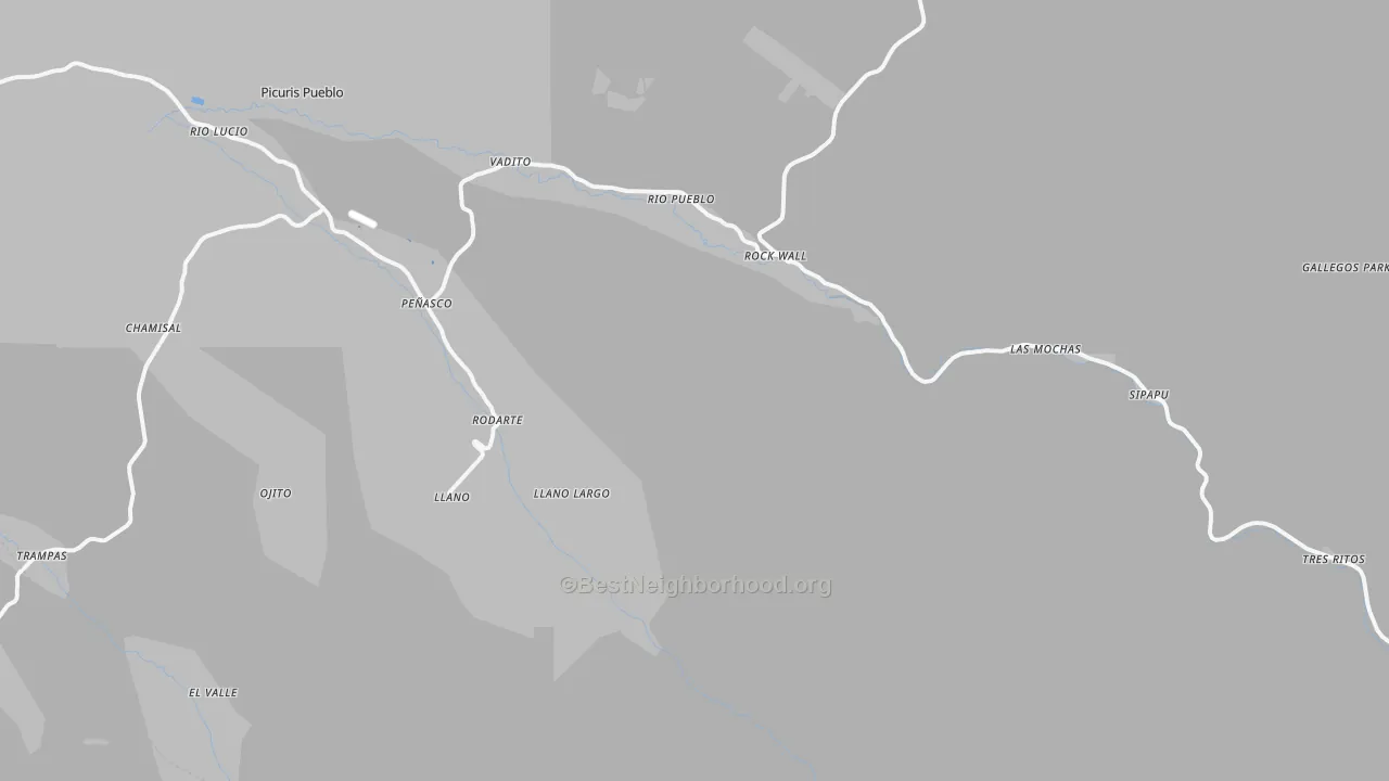 Transit Grade map of Vadito, NM