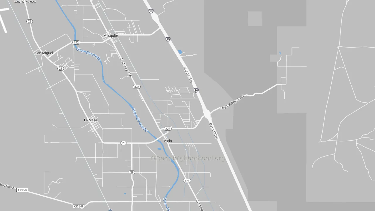 Transit Grade map of Vado, NM