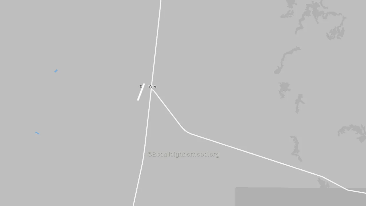Transit Grade map of Valle, AZ