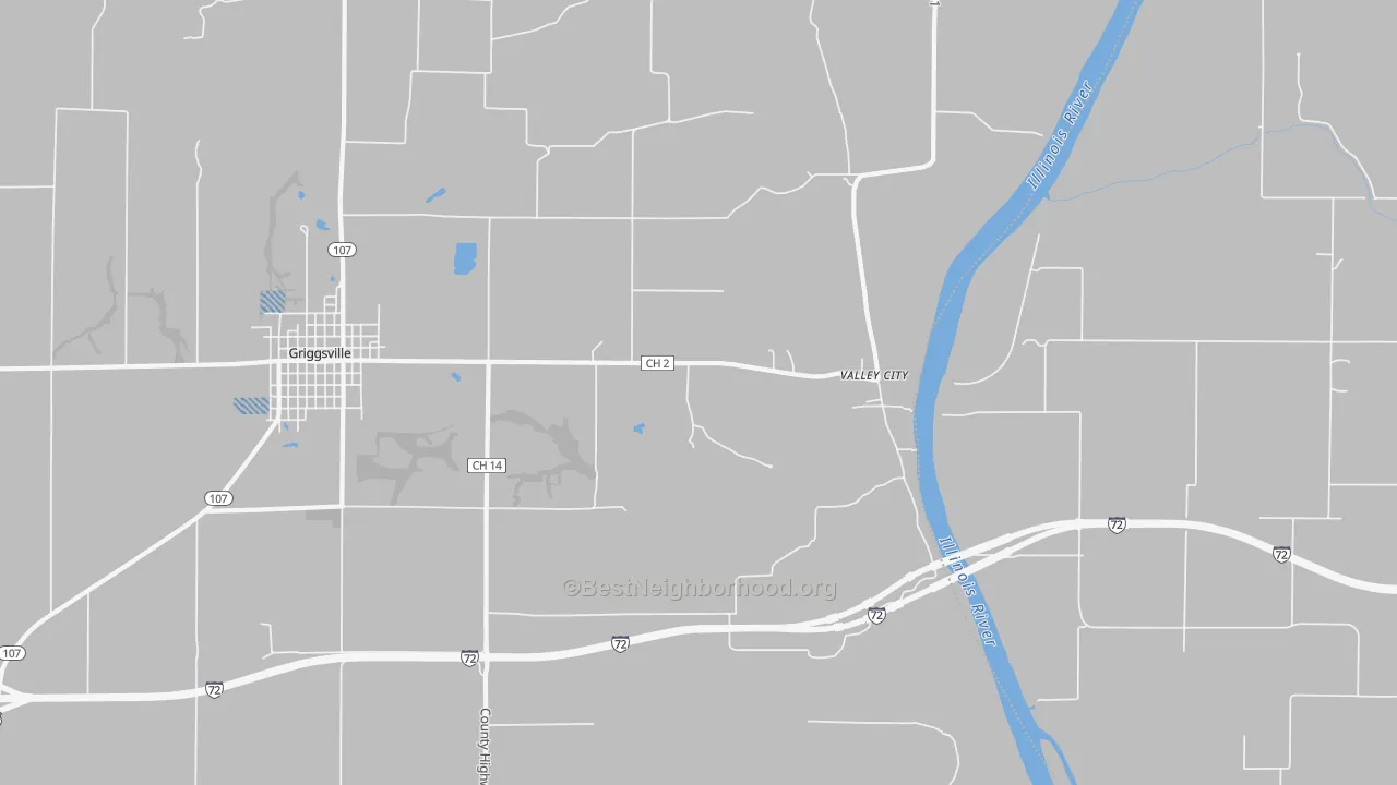 Transit Grade map of Valley City, IL