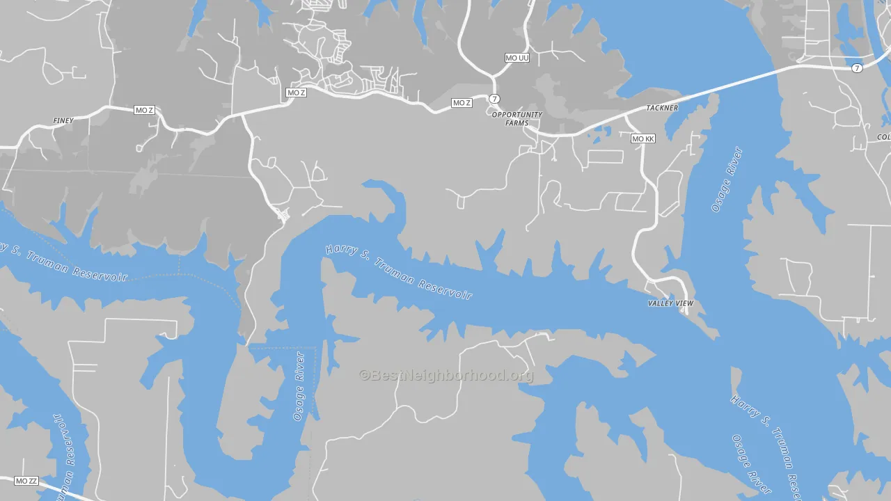 Transit Grade map of Valley View, MO