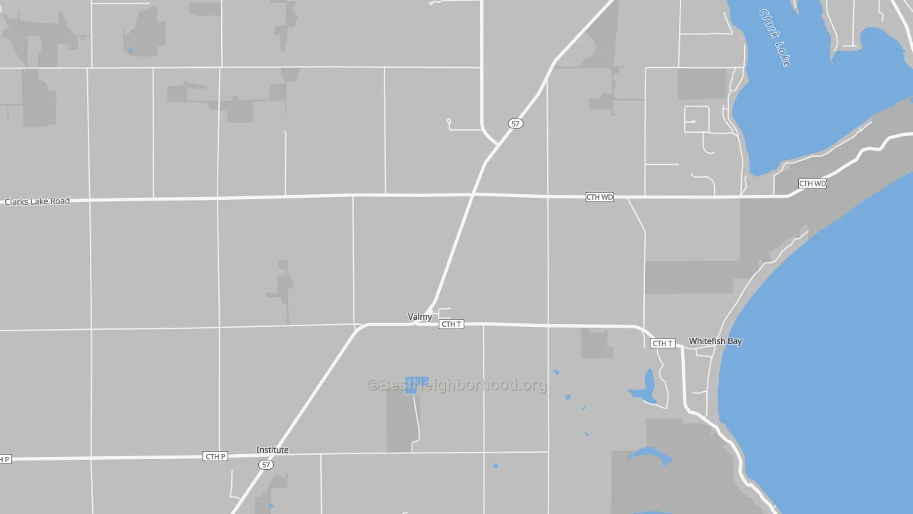 Transit Grade map of Valmy, WI
