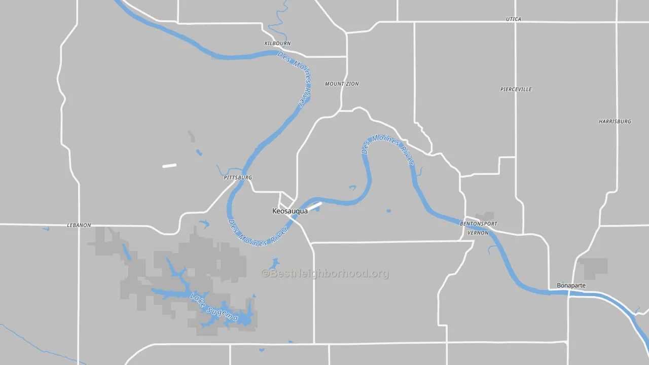 Transit Grade map of Van Buren County, IA