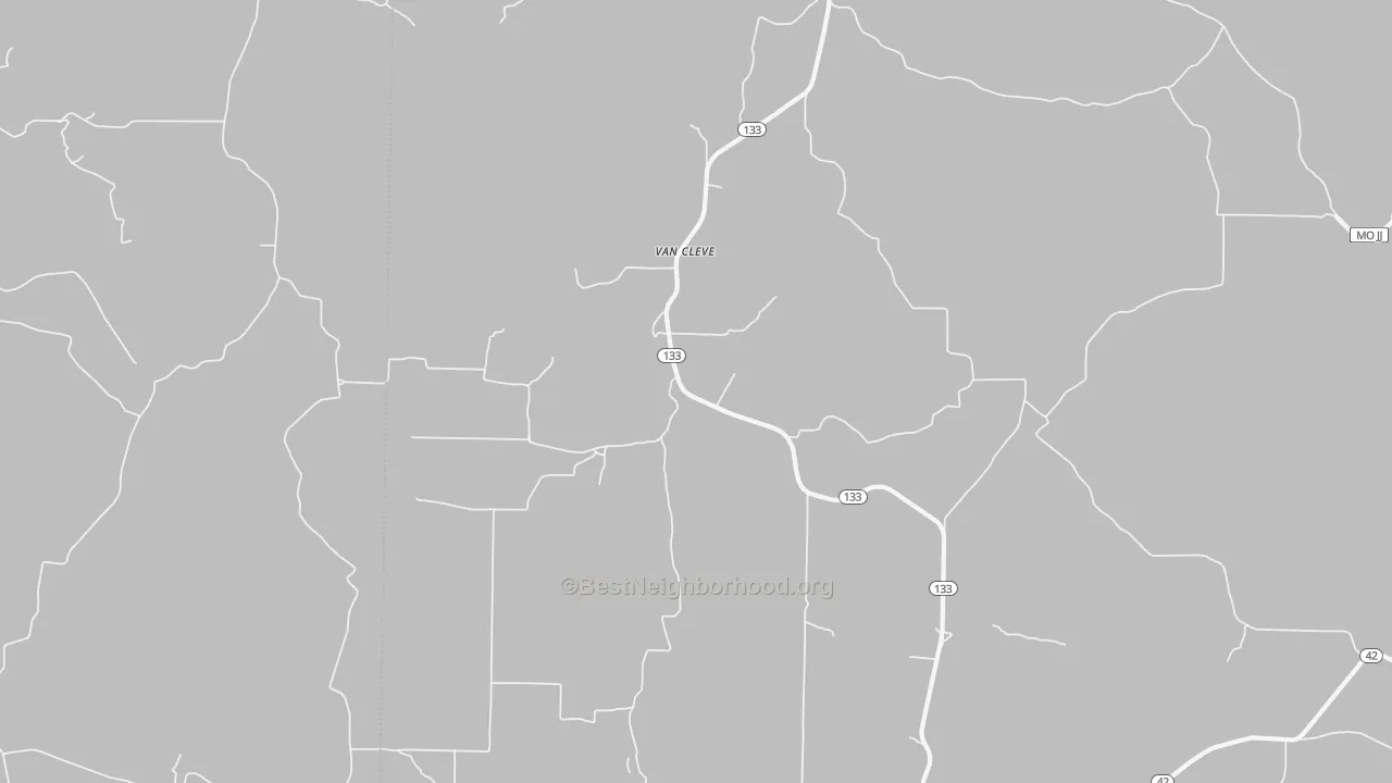 Transit Grade map of Van Cleve, MO