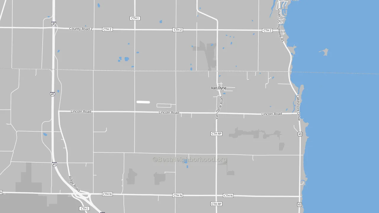Transit Grade map of Van Dyne, WI