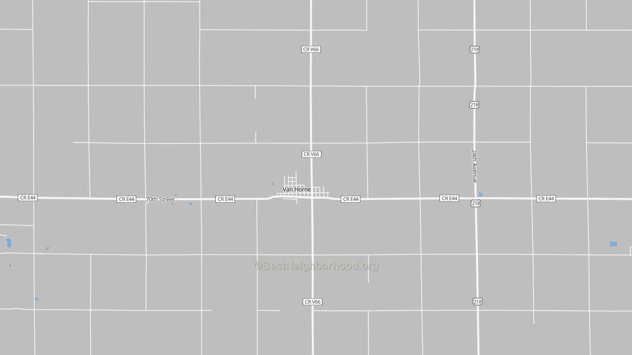 Transit Grade map of Van Horne, IA