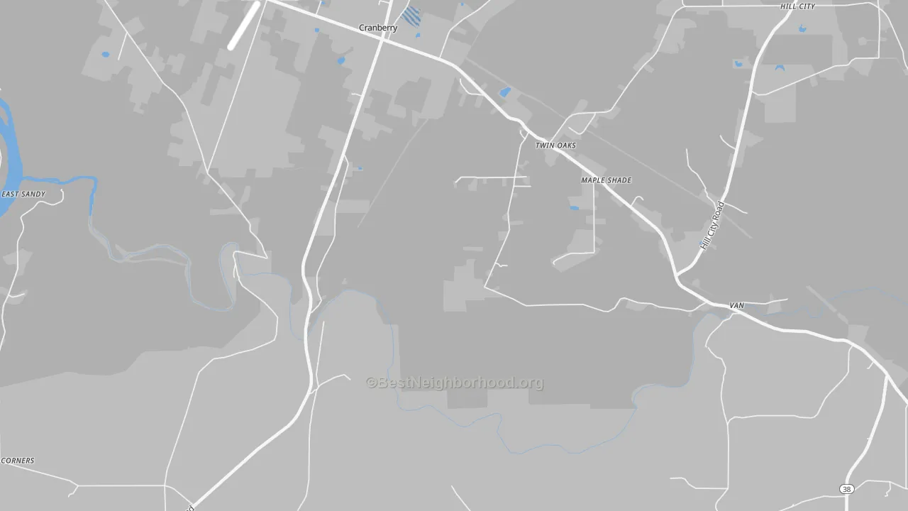 Transit Grade map of Van, PA