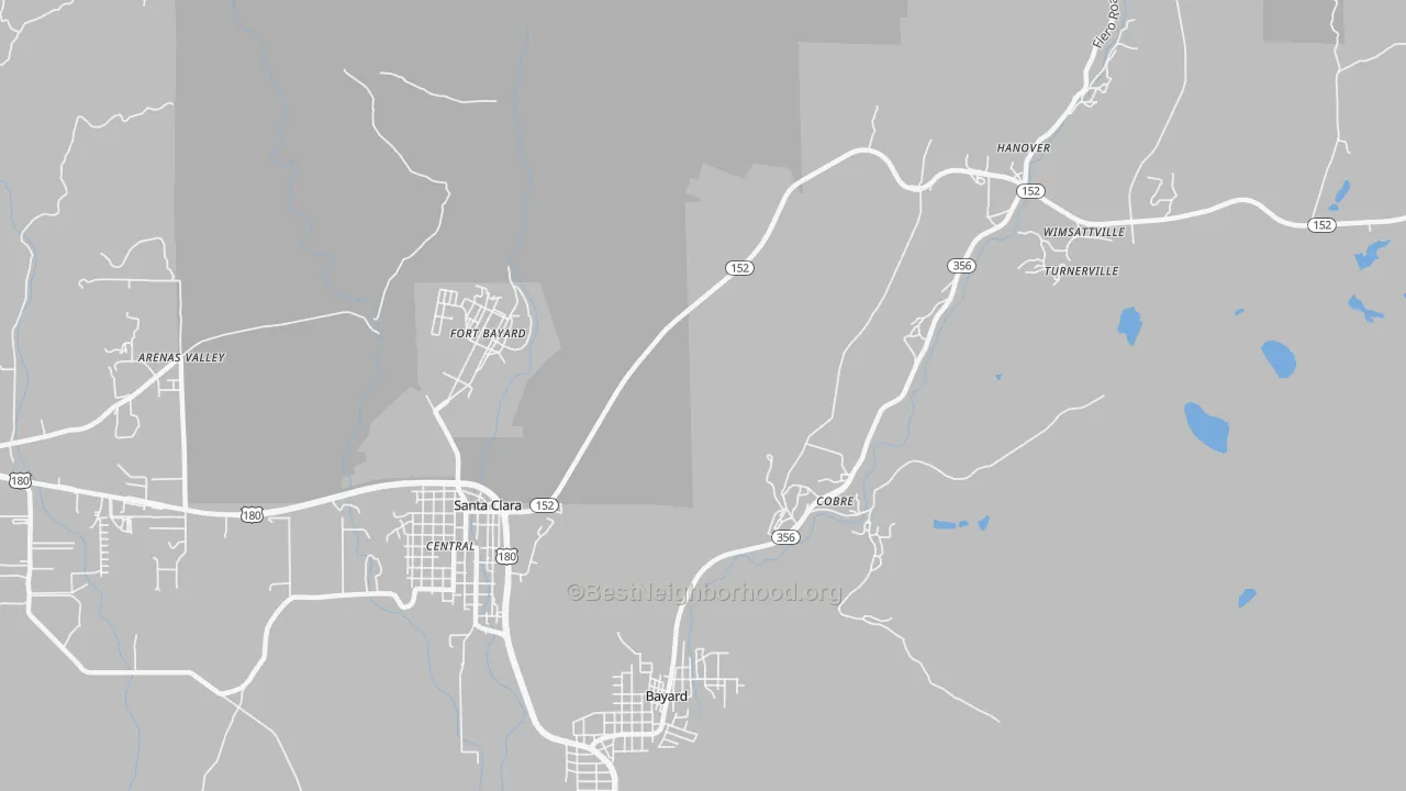 Transit Grade map of Vanadium, NM