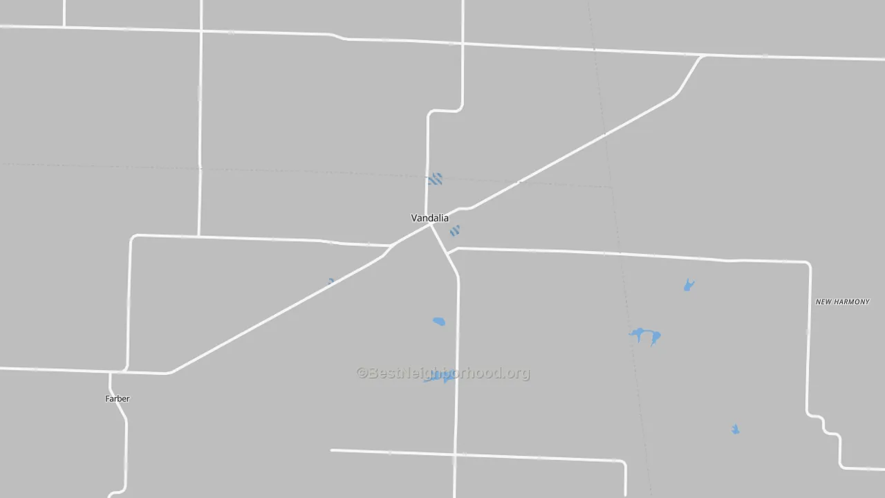Transit Grade map of Vandalia, MO