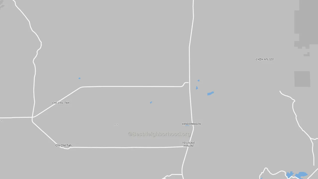 Transit Grade map of Vanderwagen, NM