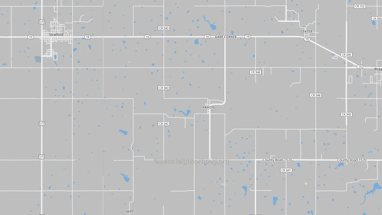 Transit Grade map of Vanoss, OK