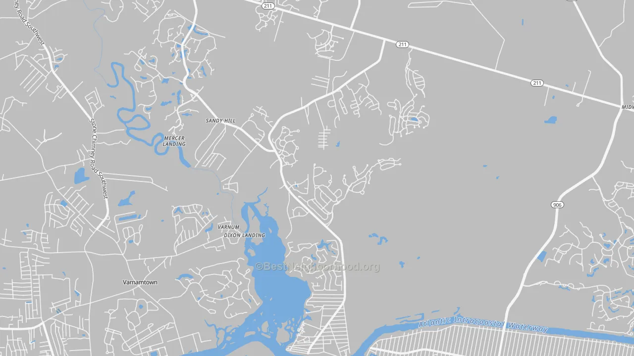 Transit Grade map of Varnum, NC