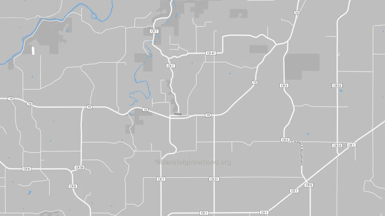 Transit Grade map of Vasa, MN