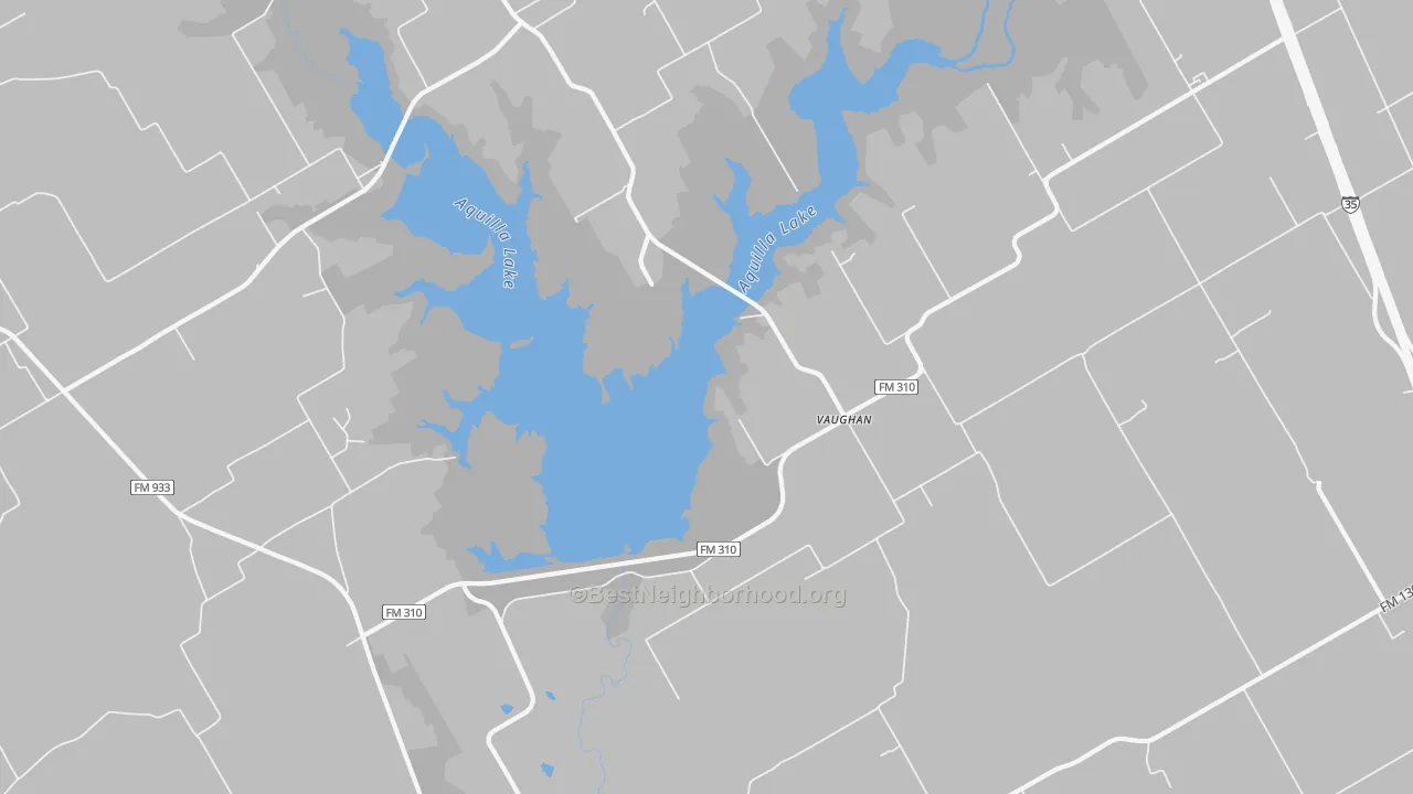Transit Grade map of Vaughan, TX