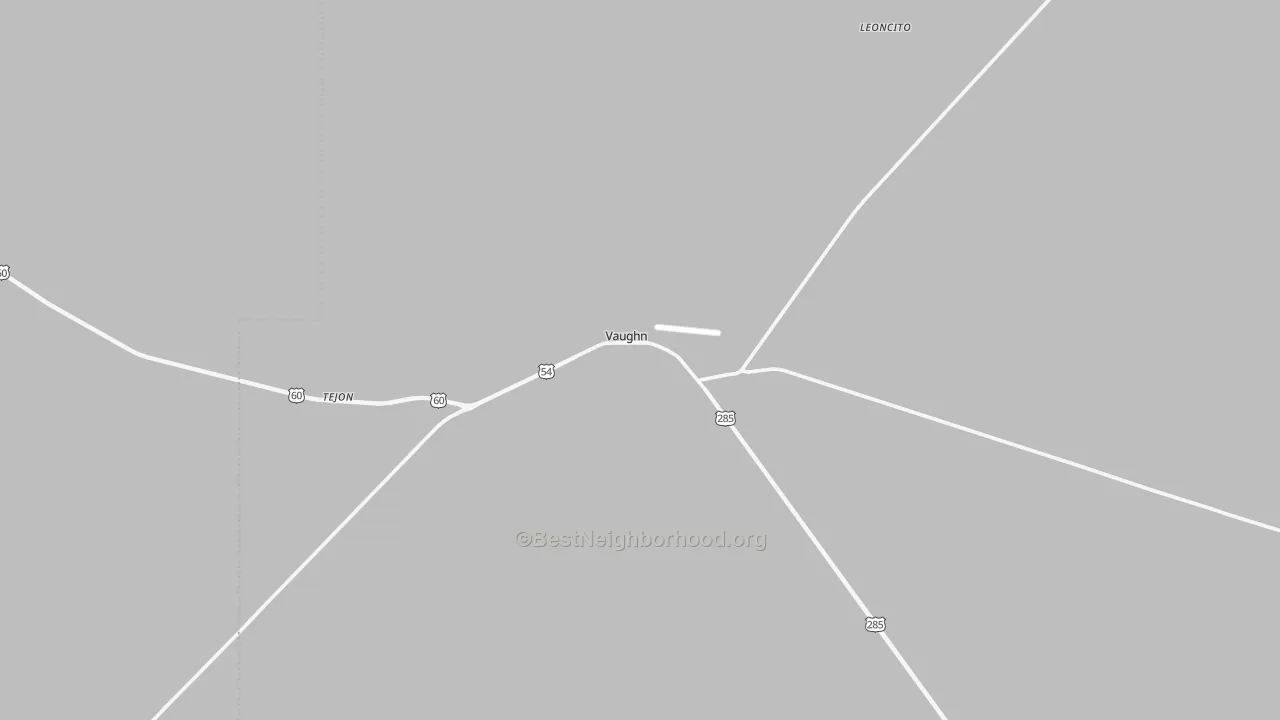 Transit Grade map of Vaughn, NM