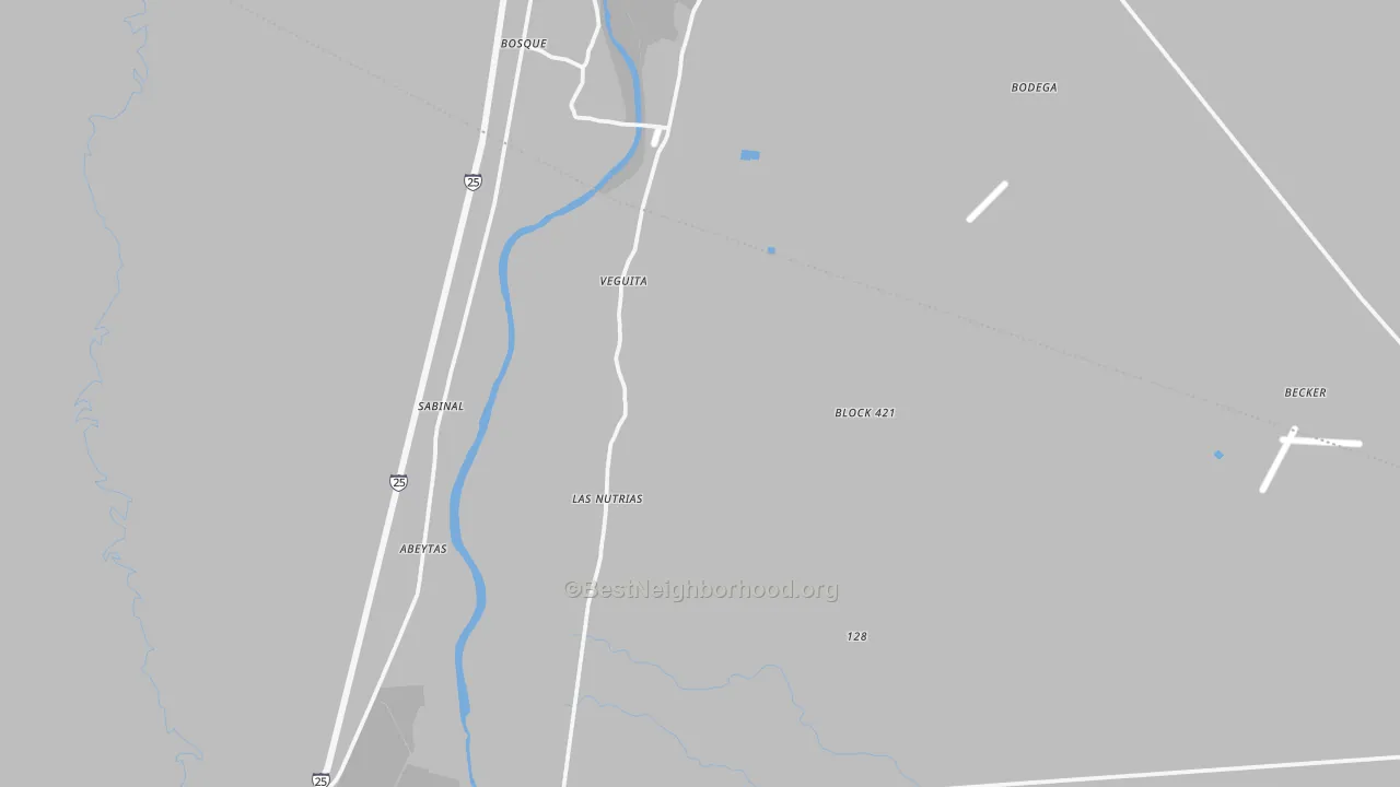 Transit Grade map of Veguita, NM