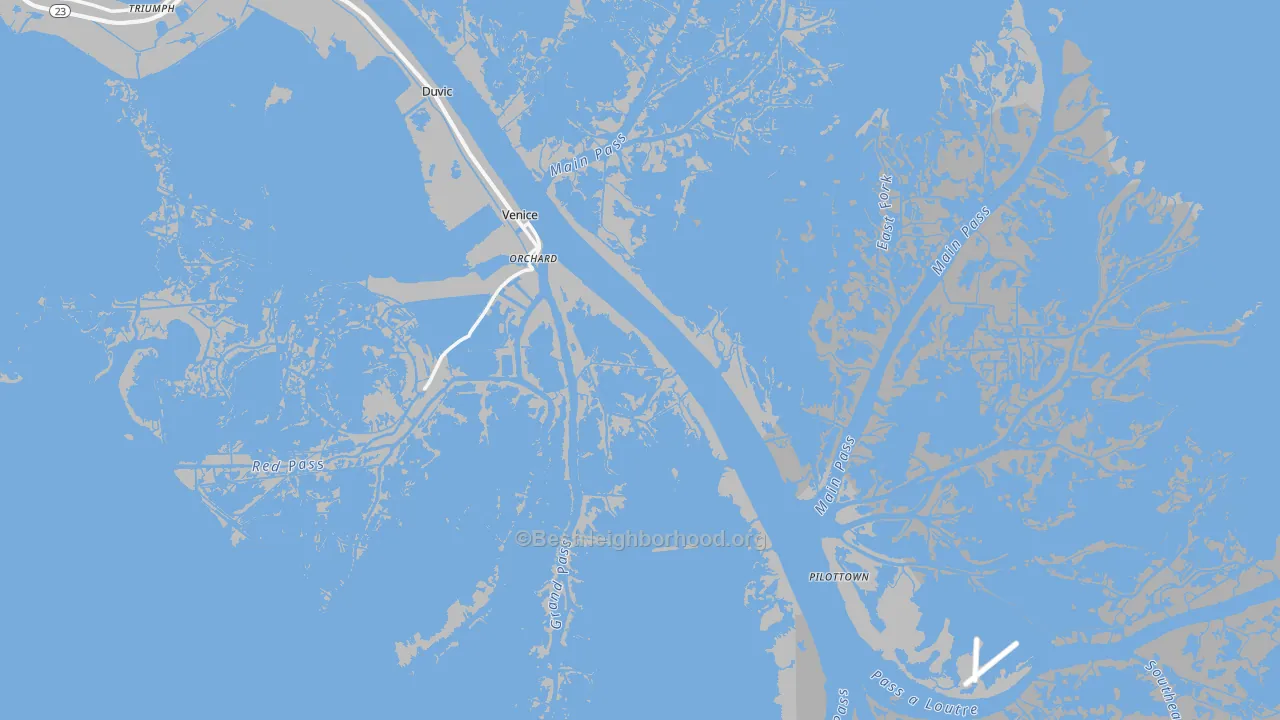 Transit Grade map of Venice, LA