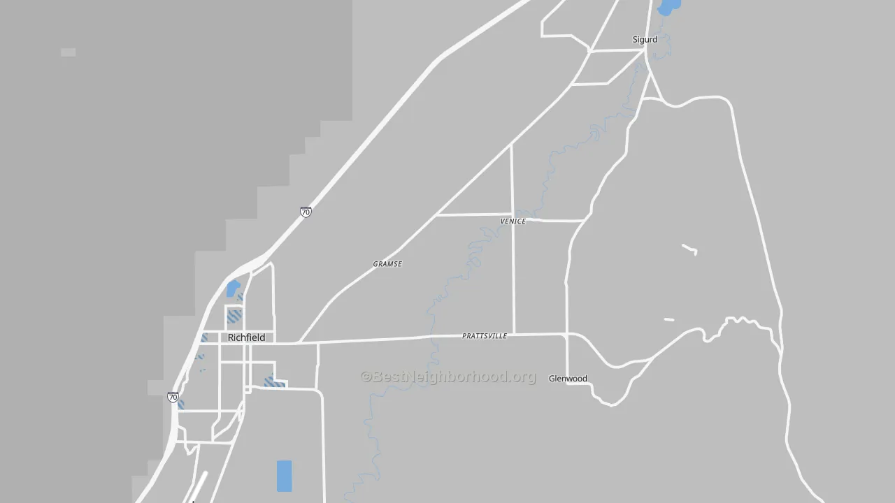 Transit Grade map of Venice, UT