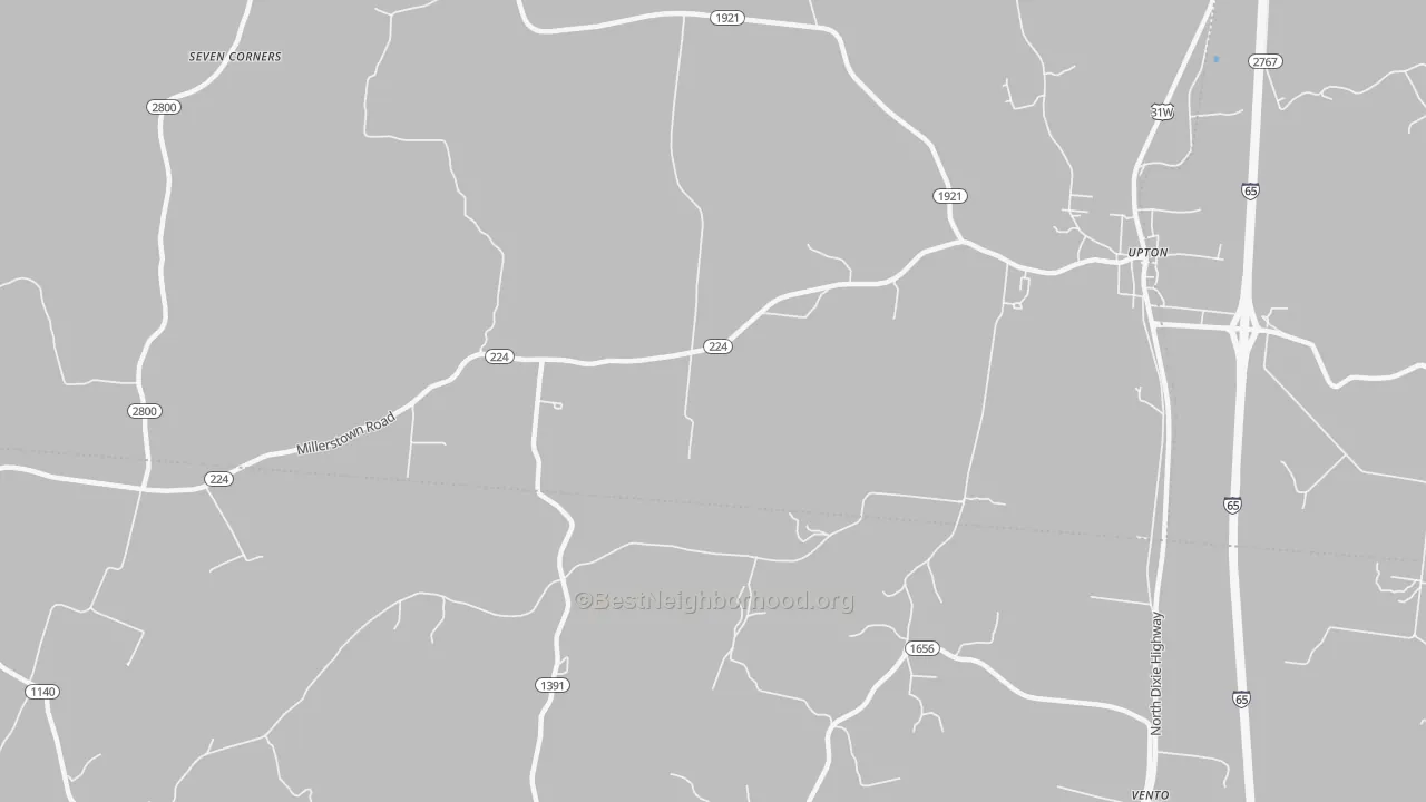 Transit Grade map of Vento, KY