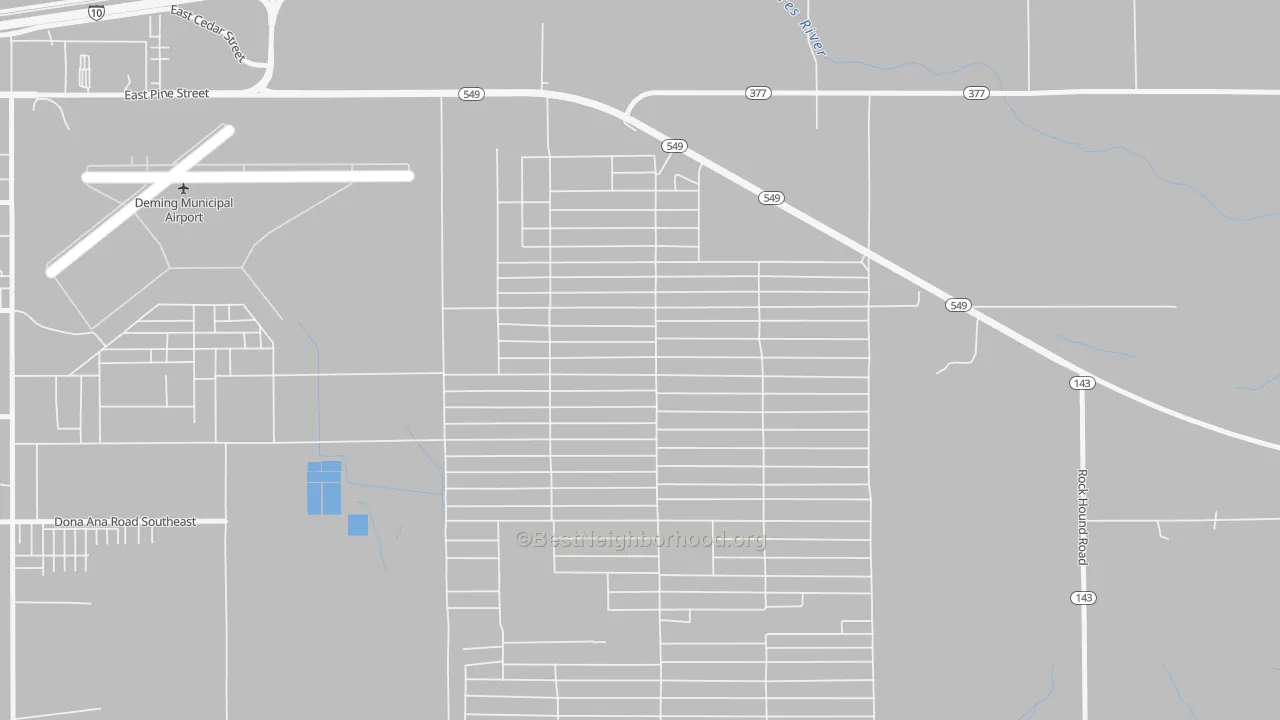 Transit Grade map of Ventura, NM