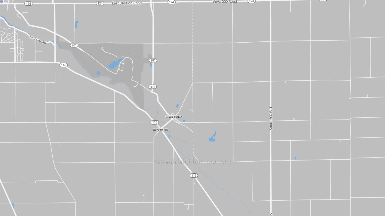 Transit Grade map of Vera Cruz, IN