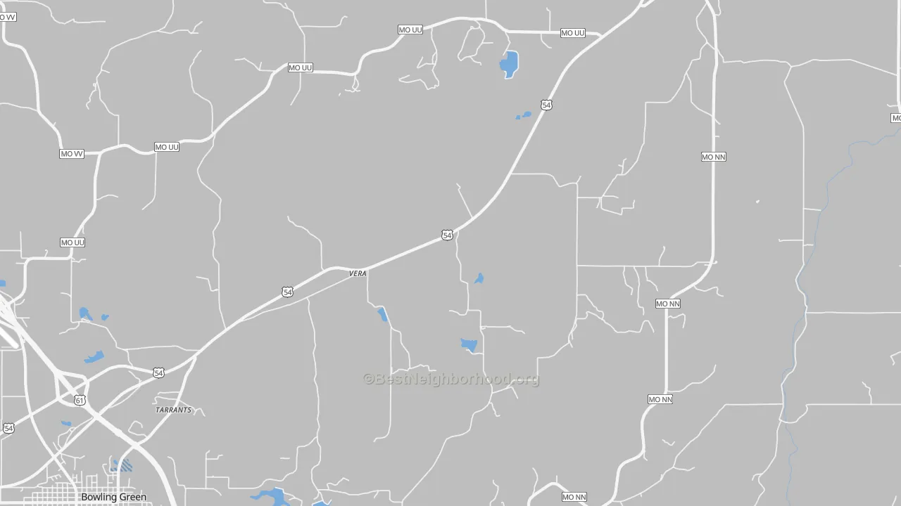 Transit Grade map of Vera, MO