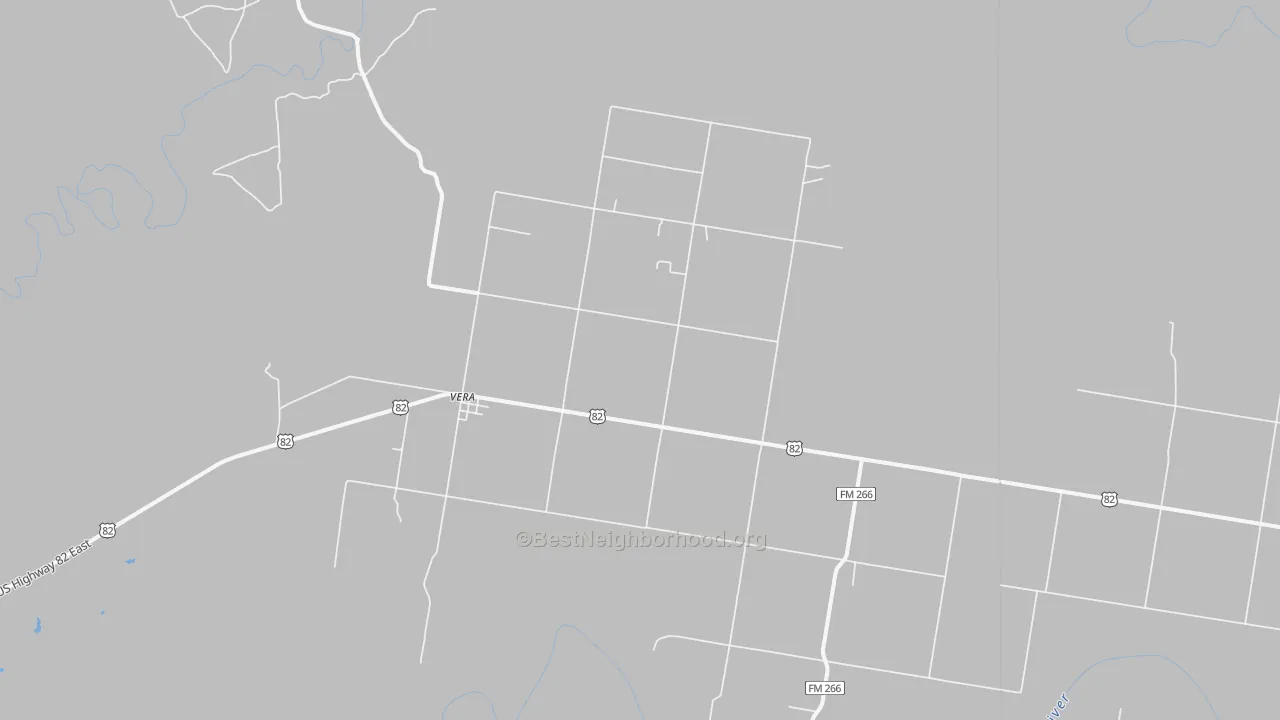 Transit Grade map of Vera, TX