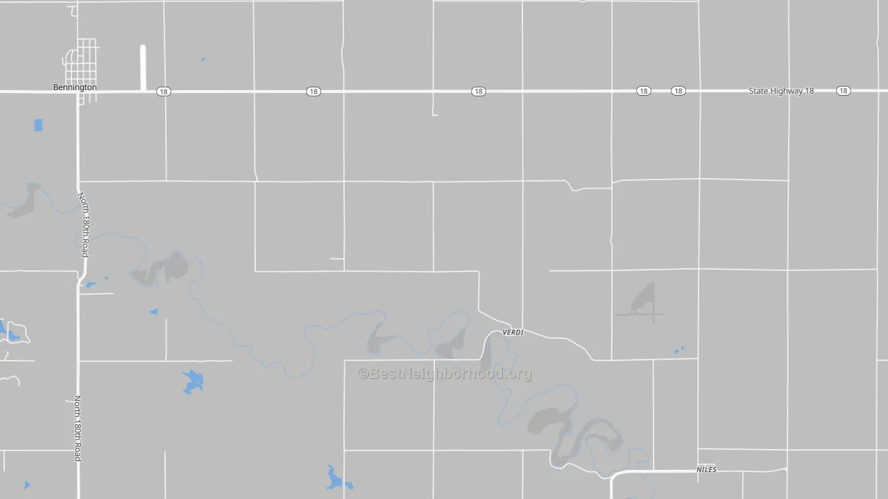 Transit Grade map of Verdi, KS