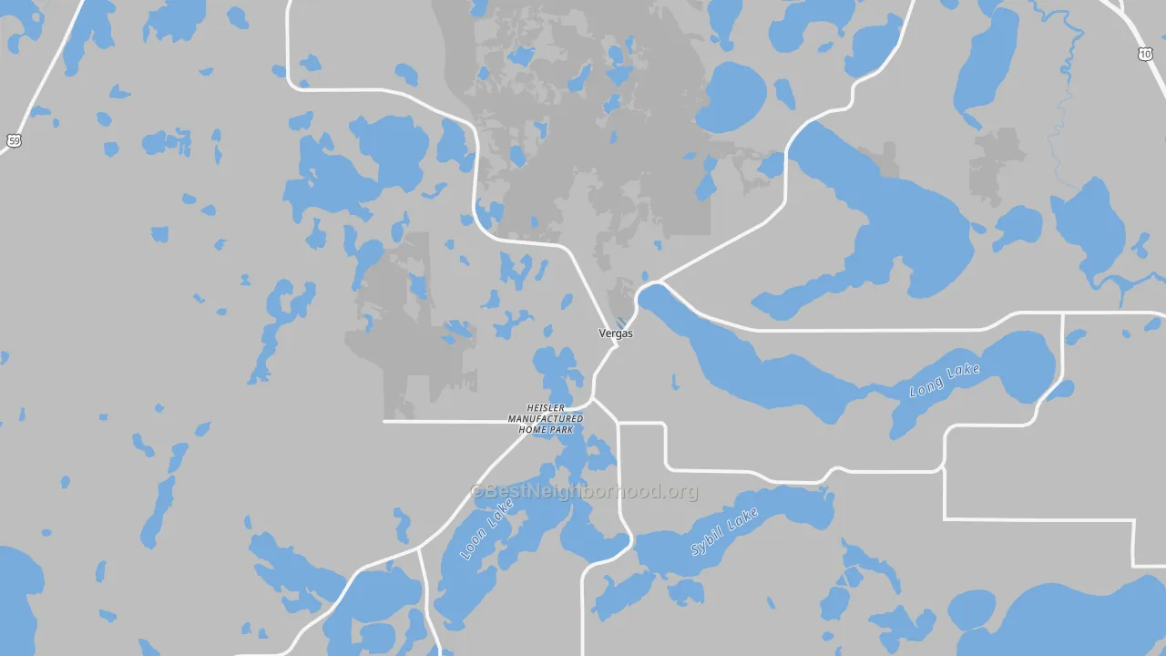 Transit Grade map of Vergas, MN