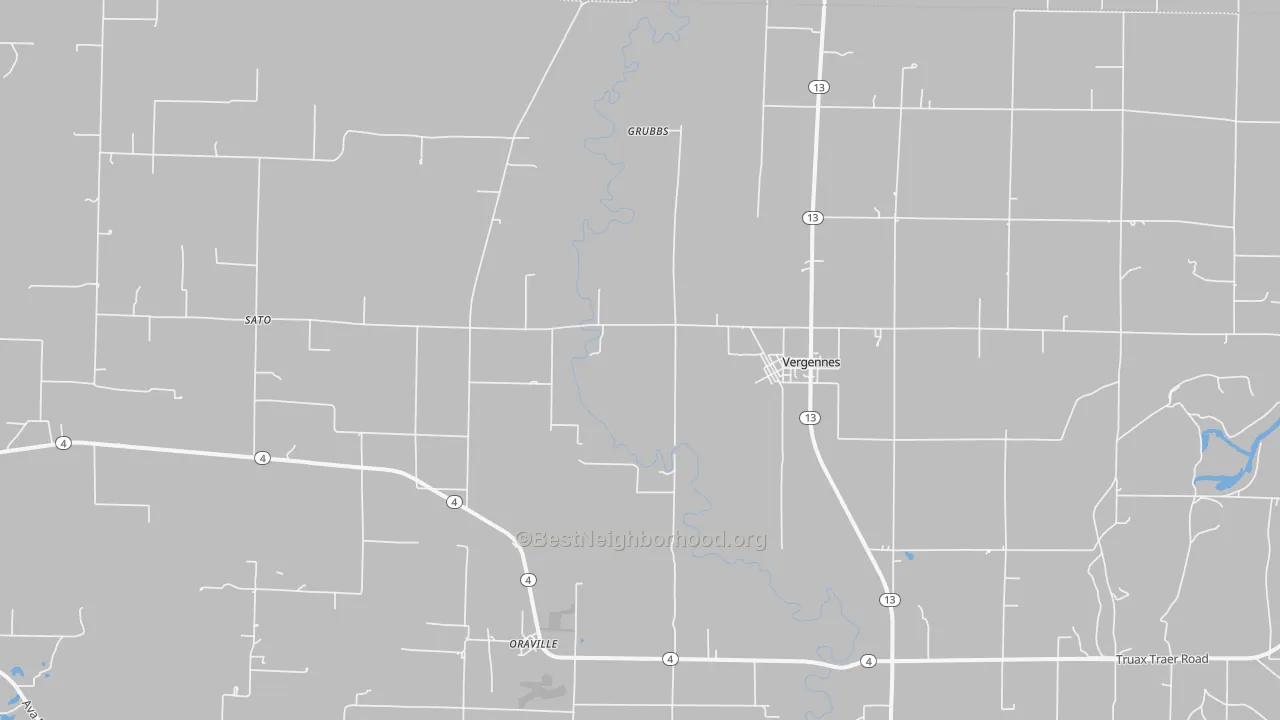 Transit Grade map of Vergennes, IL