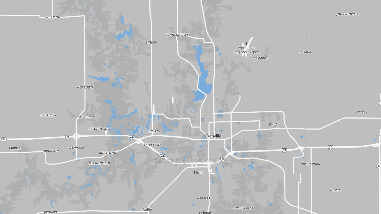 Transit Grade map of Vermilion County, IL