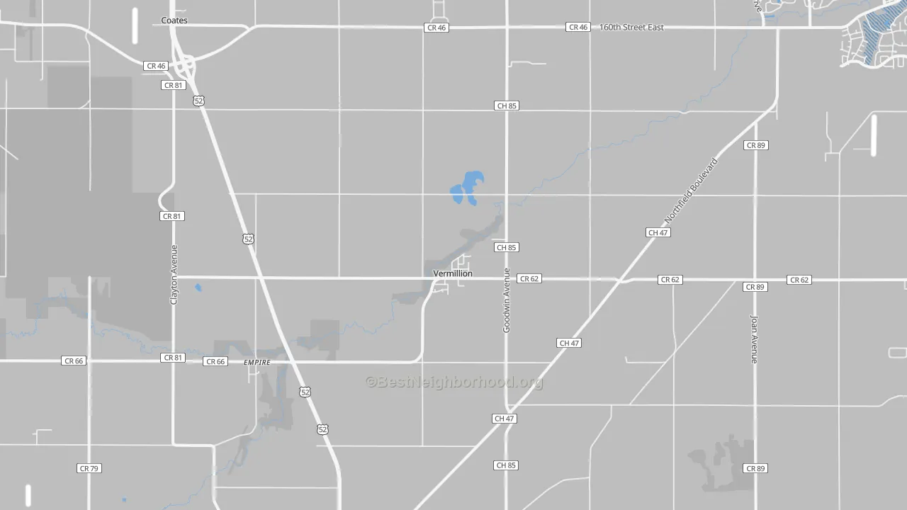 Transit Grade map of Vermillion, MN