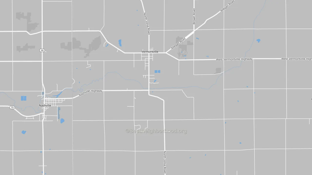 Transit Grade map of Vermontville, MI