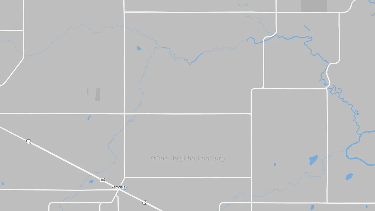Transit Grade map of Verndale, MN