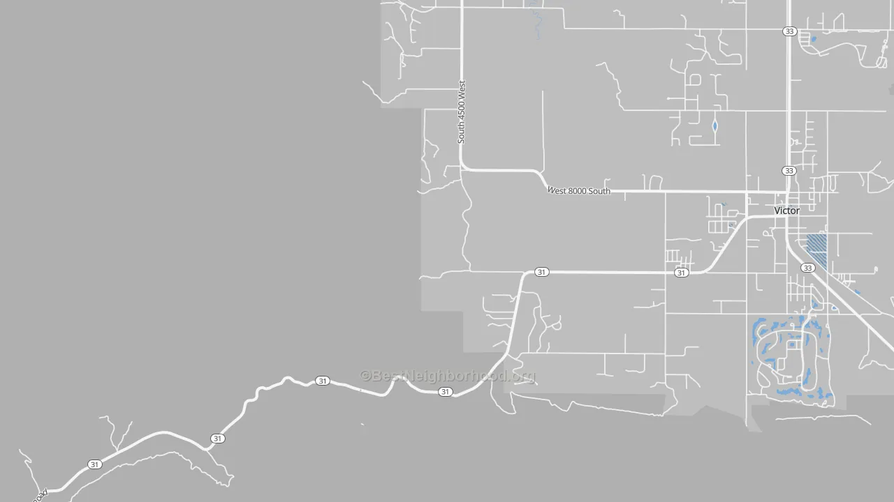 Transit Grade map of Vernon, ID