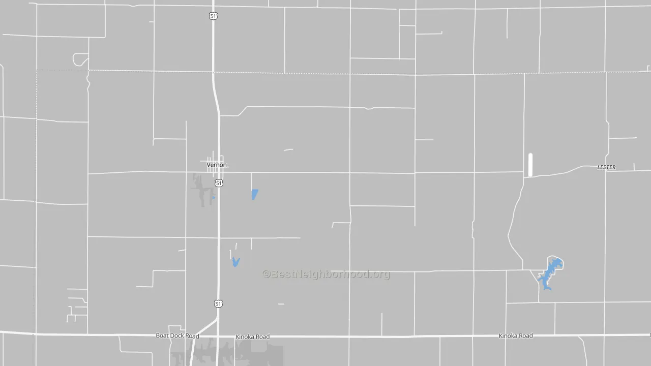 Transit Grade map of Vernon, IL