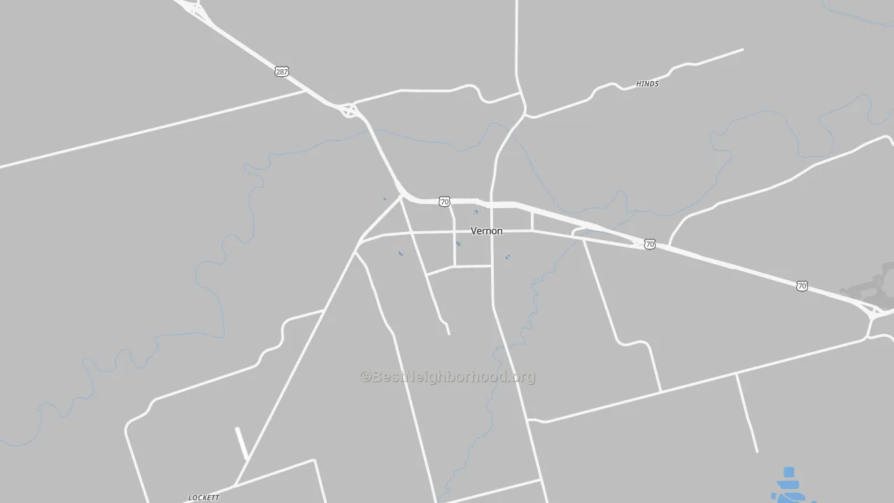 Transit Grade map of Vernon, TX