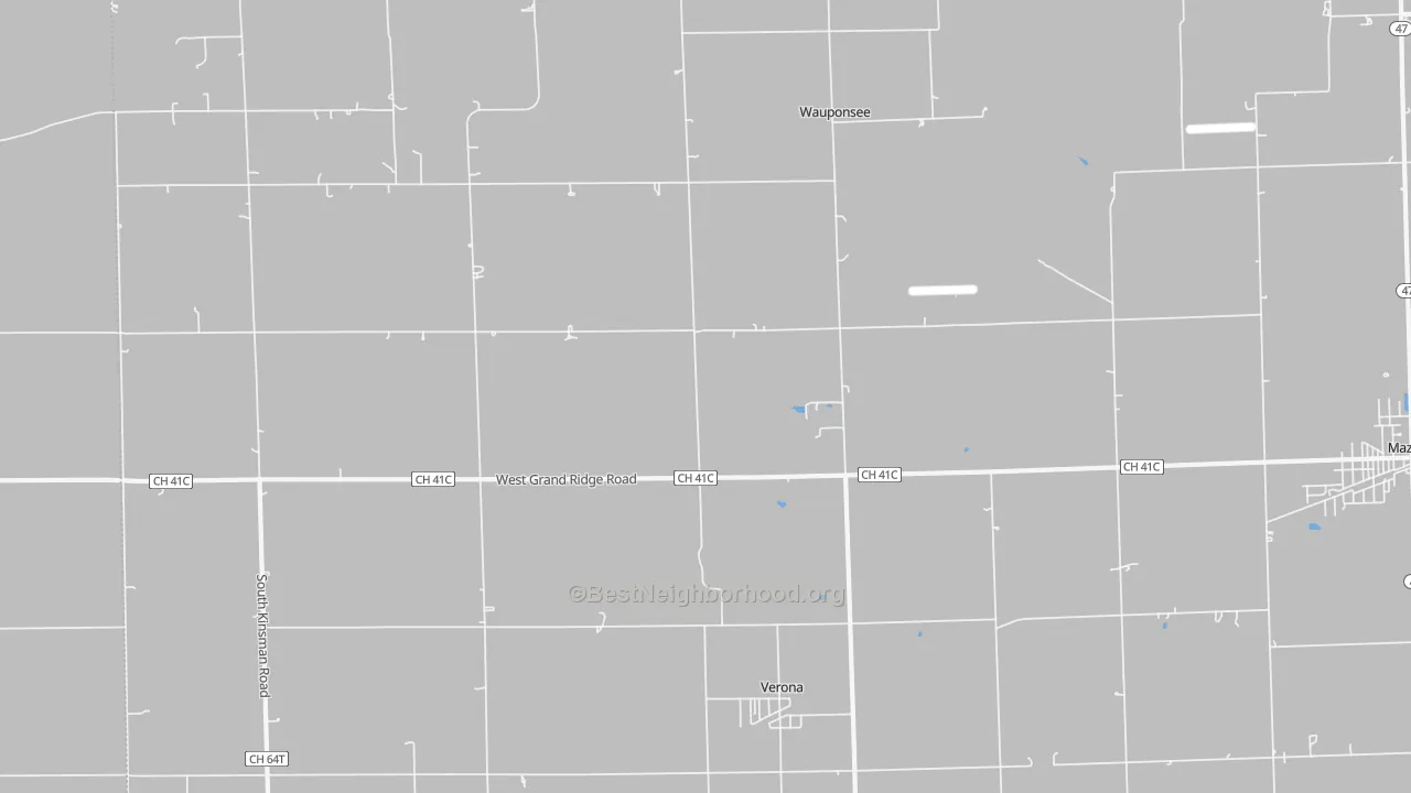 Transit Grade map of Verona, IL