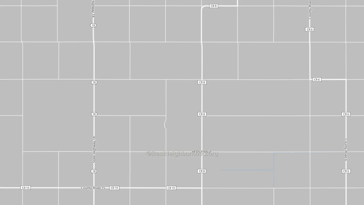 Transit Grade map of Veseleyville, ND
