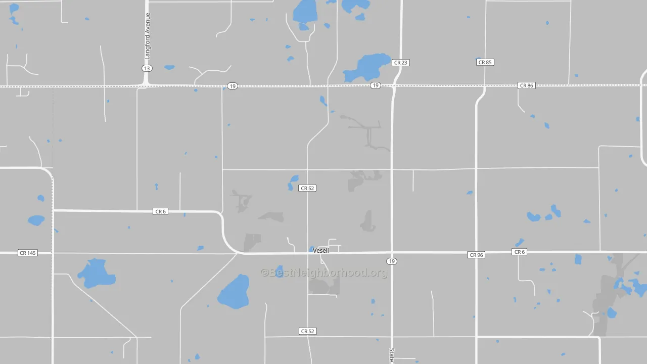 Transit Grade map of Veseli, MN