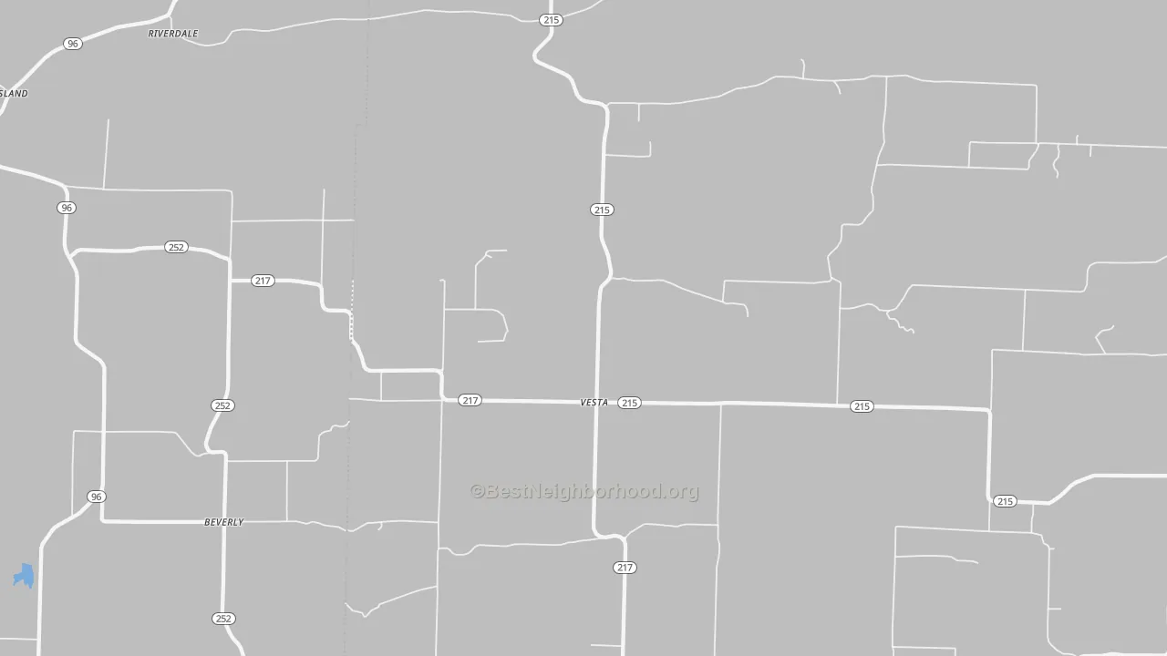 Transit Grade map of Vesta, AR