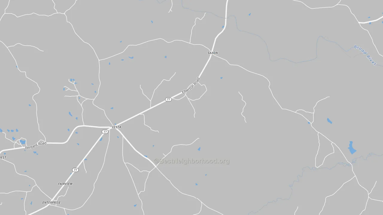 Transit Grade map of Vesta, GA
