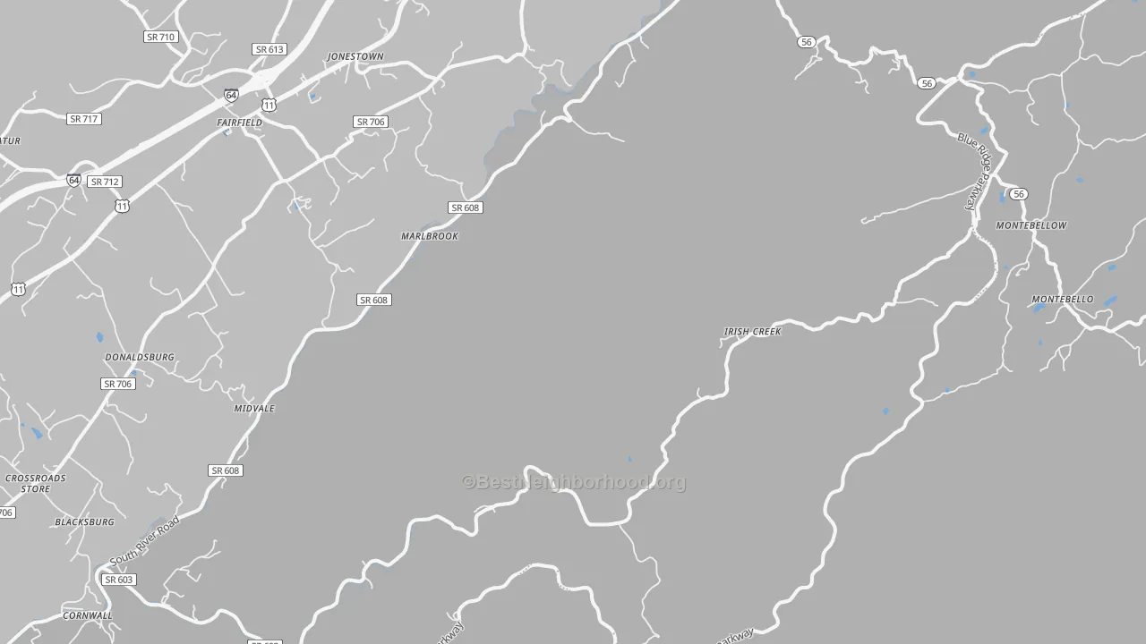 Transit Grade map of Vesuvius, VA