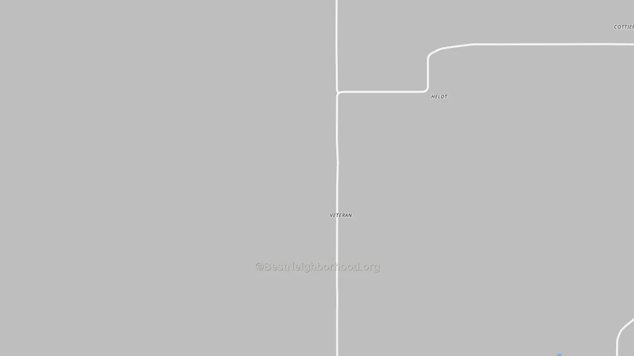 Transit Grade map of Veteran, WY