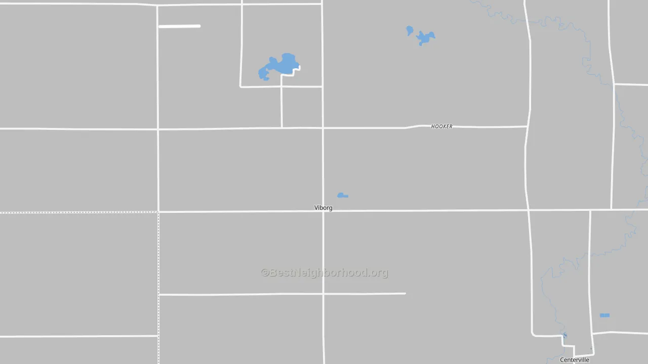 Transit Grade map of Viborg, SD